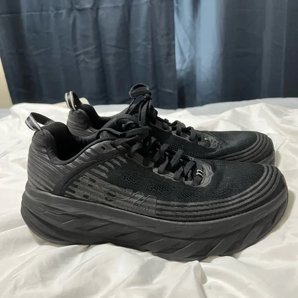 Hoka Men's All-Black Athletic Shoes - Picture 1 of 5